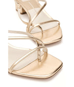 Load image into Gallery viewer, GOLD METALLIC STELLA KARLOS SANDALS by DOLCEVITA
