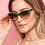 Load image into Gallery viewer, CARFIA Designer Acetate Womens Polarized Sunglasses Fit Most Face Shapes Trendy Shades UV Protection Hypoallergenic Handmade
