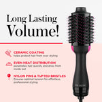 Load image into Gallery viewer, REVLON One-Step Volumizer Hair Dryer and Styler, Improved Motor for Less Frizz, More Shine, and Reduced Heat Damage for Salon Style Round Brush for Blowout, Black (Amazon Exclusive)
