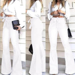 Load image into Gallery viewer, KDF High Waisted Flare Jeans for Women Bell Bottom Jeans with Belt for Women Stretch Wide Leg Jeans
