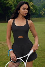 Load image into Gallery viewer, ReachMe Womens Running Onesie Workout Rompers Athletic Romper One Piece Outfits Exercise Jumpsuits Gym Yoga Clothes(Black,S)
