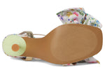Load image into Gallery viewer, Betsey Johnson Women&#39;s Denly Heeled Sandal, Natural Ditsy, 8.5
