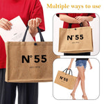 Load image into Gallery viewer, 55th Birthday Gifts for Women - Beach Bag Canvas ToteBag665 Grocery Bags

