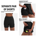 Load image into Gallery viewer, Tennis Dress for Women, Tennis Golf Dresses with Built in Shorts and Pockets for Sleeveless Workout Athletic Dresses Black
