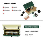 Load image into Gallery viewer, Gladdon Quilted Crossbody Purse for Women Trendy Ladies Shoulder Bag with Chain Designer Purses Green
