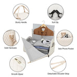 Load image into Gallery viewer, Convertible Garment Travel Bag,Overnight Bag Women Duffle Bag with Shoe Pouch 2 in 1 Hanging Cloting Suit Luggage
