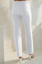 Load image into Gallery viewer, Prolific Health Women&#39;s Jean Look Jeggings Straight Leg Tights Yoga Many Colors Spandex Leggings Pants S-XXXL (Large, White)
