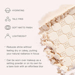 Load image into Gallery viewer, Jouer Soft Focus Hydrate &amp; Setting Powder - Pressed Powder with Matte Finish - Blurring Powder for Fine Lines and Pores - Set Face Makeup Foundation or Concealer - Tan
