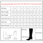 Load image into Gallery viewer, QIY Kitten Heel Boots for Women Black Suede Boots Pointed Toe Tall Fall Boots for Women Winter Warm Boots Comfortable Heels Knee High Boots Size 8.5
