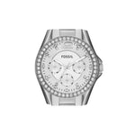 Load image into Gallery viewer, Fossil Women&#39;s Riley Quartz Stainless Steel Multifunction Watch, Color: Silver Glitz (Model: ES3202)
