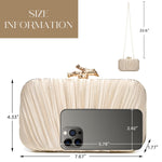 Load image into Gallery viewer, CHUNLI Clutch Purses for Women Evening/Wedding Chic Woven Bag Formal PU Leather Purse Designer Handbags for Women
