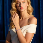 Load image into Gallery viewer, Iefil Emerald Tennis Bracelets for Women - May Birthstone Bracelet Sterling Silver, Emerald Jewelry | Anniversary Birthday Gifts for Women, Wedding Bracelets for Brides, Size 6.5"
