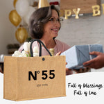 Load image into Gallery viewer, 55th Birthday Gifts for Women - Beach Bag Canvas ToteBag665 Grocery Bags
