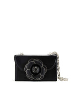 Load image into Gallery viewer, Oscar de la Renta Black Saffiano TRO Bag
