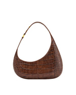 Load image into Gallery viewer, JW PEI Women's Harlee Shoulder Bag - Brown Croc

