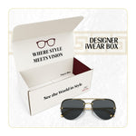 Load image into Gallery viewer, Versace VE2231 100287 60MM Gold/Dark Grey Pilot Sunglasses for Women +Bundle with Accessory Eyewear Kit
