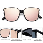 Load image into Gallery viewer, SOJOS Sunglasses for Women Men Vintage Style Shades SJ2157,Black/Pink

