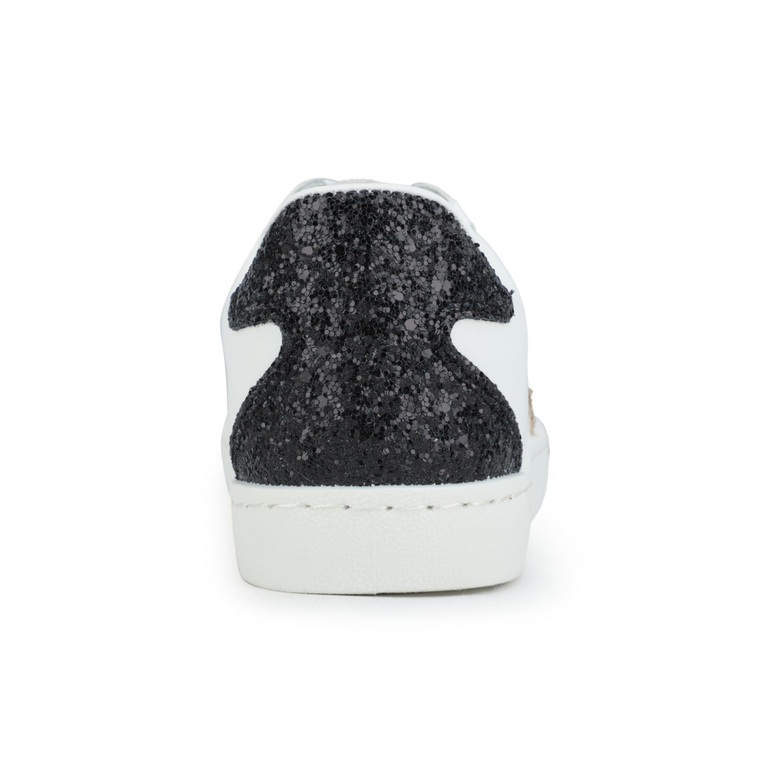 VINTAGE HAVANA Women’s Fashion Sneakers Legend AM White Grey Glitter 8.5