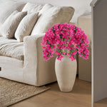 Load image into Gallery viewer, IPOPU 4PCS Bougainvillea Artificial Flowers 42" Long Stem Pink Faux Silk Bougainvillea Flowers Fake Hanging Flower Branches for Wedding Table Centerpieces Home Garden Arch Wall Decorations (Deep Pink)
