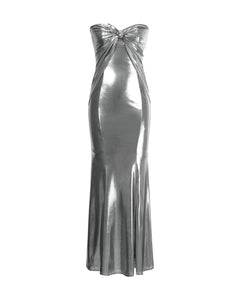 JW PEI Women's Olivia Maxi Tube Dress - Silver