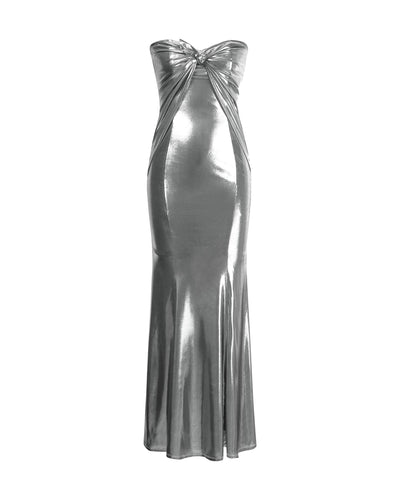 JW PEI Women's Olivia Maxi Tube Dress - Silver