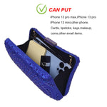 Load image into Gallery viewer, Crystal Box Clutch Rhinestone Handbags For Women Party Purse Wedding Evening Bag(blue)

