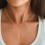 Load image into Gallery viewer, PRAYMOS Gold Faith Cross Necklace for Women Sterling Silver Dainty Necklace Christian Religious Confirmation Jewelry Gifts for Women …
