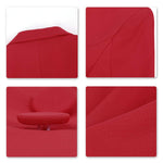 Load image into Gallery viewer, YUNCLOS Womens Suits 2 Piece Set Business Casual Double Breasted Blazer and Pantsuits for Work Office Red
