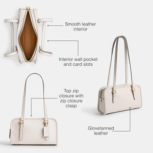 Coach Swing Zip, Chalk