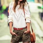 Load image into Gallery viewer, WHIPPY Women Leather Belt Fashion Design belt Gold Buckle Ladies Belt for Jeans Pants Dresses Red S
