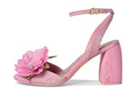 Load image into Gallery viewer, Circus NY by Sam Edelman Women's Aria Flower Heeled Sandal, Rosette Blush/Pink Prism, 7.5

