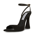 Load image into Gallery viewer, Steve Madden Women's Beki Heeled Sandal, Black Nubuck, 9
