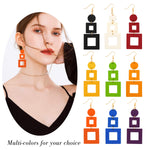 Load image into Gallery viewer, KINIVA Big Dangle Earrings for Women Trendy, Lightweight Boho Earrings Drop, Fashion Gifts for Christmas (38 Orange)
