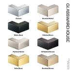 Load image into Gallery viewer, Glass Warehouse 78" x 34.5" Frameless Shower Door - Single Fixed Panel Satin Brass Satin
