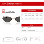 Load image into Gallery viewer, Ray-Ban RB3757 Kai 921387 56MM Pale Gold/Dark Grey Oval Sunglasses for Men for Women + Bundle with Accessory Eyewear Kit

