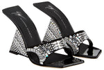 Load image into Gallery viewer, Giuseppe Zanotti, Akira Shine Sandals, 8, Black
