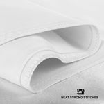 Load image into Gallery viewer, ShopBedding Satin Pillowcase with Zipper for Hair and Skin Care, Feels Soft and Cool Like a Silk Pillowcase, White Satin Pillow Cases 2 Pack, Slik Pillow Cover, Standard Size - Set of 2 - Blissford
