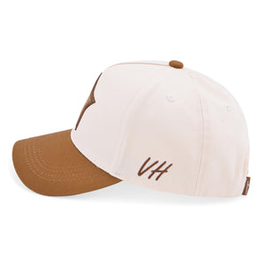 VINTAGE HAVANA Rise Trucker Hats Women & Men Bone/Brown | Western Retro Adjustable Snapback Hat | Preppy Cute Trendy Fashion Baseball Cap