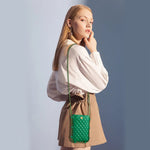 Load image into Gallery viewer, Montana West Small Crossbody Bags for Women Trendy Quilted Cell Phone Purse Chain Wallet Bag MWC-1412GN
