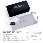 Load image into Gallery viewer, The Fresh Classic Crystal Elegant Women Beauty Design Sunglasses Gift Box (L161-Silver, Blue Gradient)
