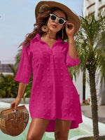 Load image into Gallery viewer, Blooming Jelly Womens Swimsuit Coverups White Chiffon Bikini Swimwear Beach Cover Up Dress Shirt
