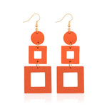 Load image into Gallery viewer, KINIVA Big Dangle Earrings for Women Trendy, Lightweight Boho Earrings Drop, Fashion Gifts for Christmas (38 Orange)
