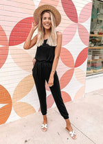 Load image into Gallery viewer, PRETTYGARDEN Women&#39;s Two Piece Outfit Sets Casual Summer Sleeveless Crewneck Tops and Sweatpants Active Tracksuit Lounge Wear (Black,Medium)
