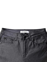 Load image into Gallery viewer, Lover Premium Women's Faux Leather Coated Flare Pants Mid Waist PU Skinny Black Leggings Bell Bottom Pants with Pockets
