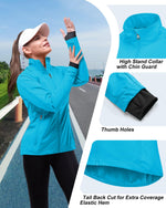 Load image into Gallery viewer, 33,000ft Women&#39;s Zip Up Lightweight Athletic Workout Yoga Cycling Track Running Jacket Waterproof Windproof Reflective

