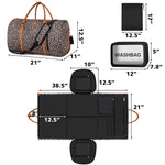 Load image into Gallery viewer, Garment Bag for Travel Convertible Carry On Garment Bag Large Travel Duffel Bags for Women 2 in 1 Hanging Suitcase Suit Travel Bags for Women &amp; Men 3pcs Set
