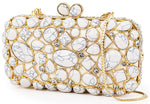 Load image into Gallery viewer, Turquoise Crystal Evening Clutch Bag Elegant Bride Wedding Party Purse for Women

