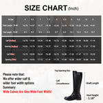 Load image into Gallery viewer, Jeossy Women's Black Knee High Ridng Boots, Metal Buckle Boot, 950 Size 8.5 US (DJY950 black 08.5)

