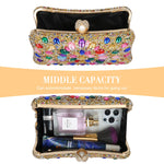 Load image into Gallery viewer, Beaguful Women&#39;s Evening Bags Sparkly Rhinestone Clutch Purses Luxury Handbags Royal Blue
