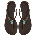 Load image into Gallery viewer, Giuseppe Zanotti, Cameliee Flat, 7, Brown
